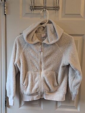 Hanna Andersson Girl's Hooded Sherpa Jacket Size 12
